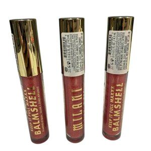 Milani Keep It Full Maxxx Balm Shell Lip Plumper 240 Luminoso Set of 3